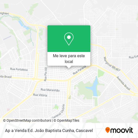 Ap a Venda Ed. João Baptista Cunha mapa