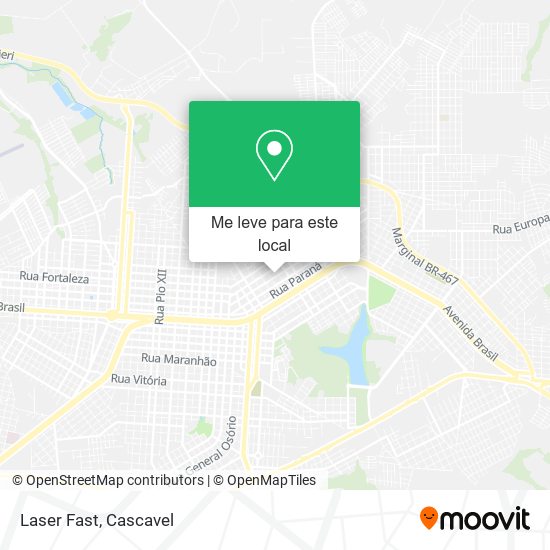 Laser Fast mapa