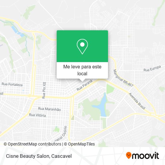Cisne Beauty Salon mapa