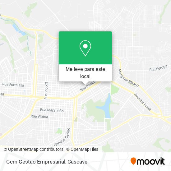 Gcm Gestao Empresarial mapa