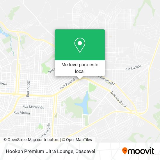 Hookah Premium Ultra Lounge mapa