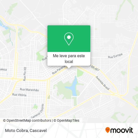 Moto Cobra mapa