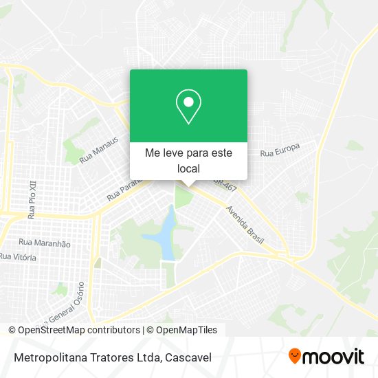 Metropolitana Tratores Ltda mapa