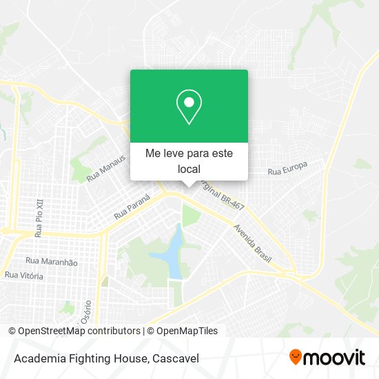 Academia Fighting House mapa