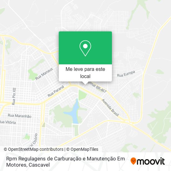 Rpm Regulagens de Carburação e Manutenção Em Motores mapa