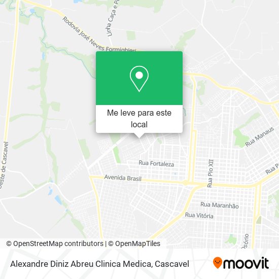 Alexandre Diniz Abreu Clinica Medica mapa