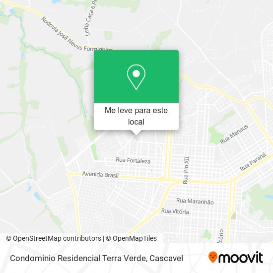 Condominio Residencial Terra Verde mapa