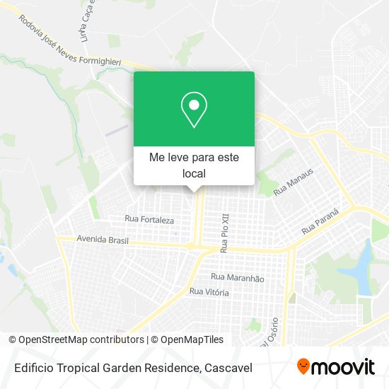 Edificio Tropical Garden Residence mapa
