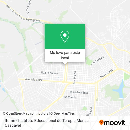Itemn - Instituto Educacional de Terapia Manual mapa