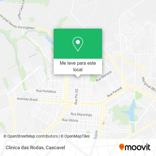 Clinica das Rodas mapa