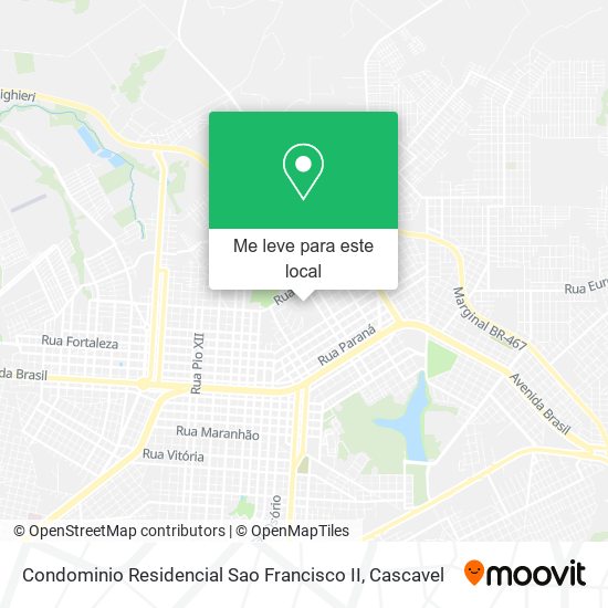 Condominio Residencial Sao Francisco II mapa