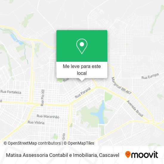Matisa Assessoria Contabil e Imobiliaria mapa