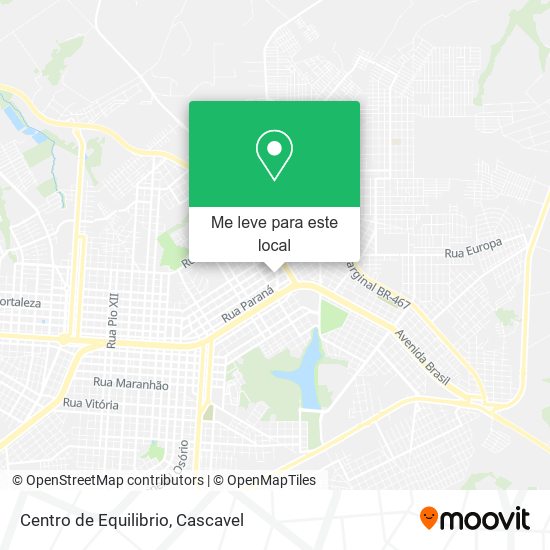 Centro de Equilibrio mapa