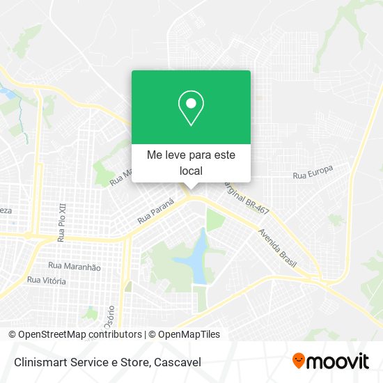 Clinismart Service e Store mapa