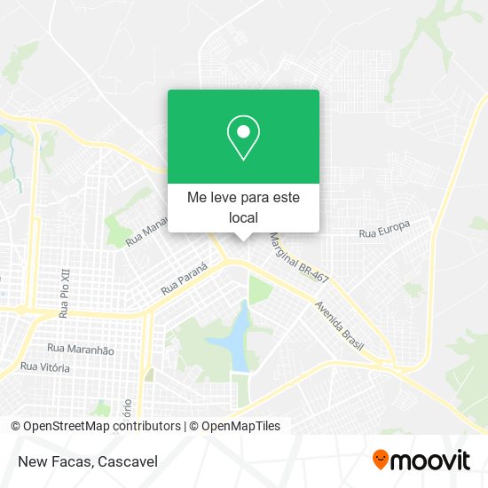 New Facas mapa