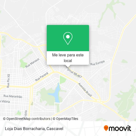Loja Dias Borracharia mapa