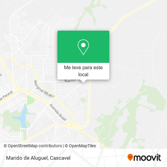 Marido de Aluguel mapa