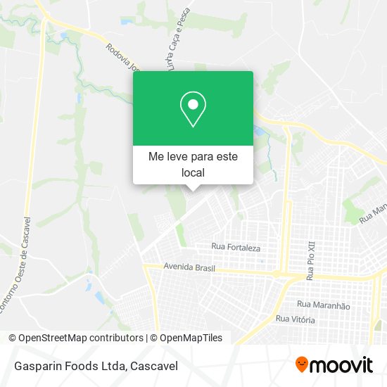 Gasparin Foods Ltda mapa