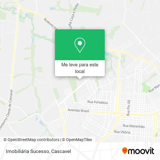 Imobiliária Sucesso mapa