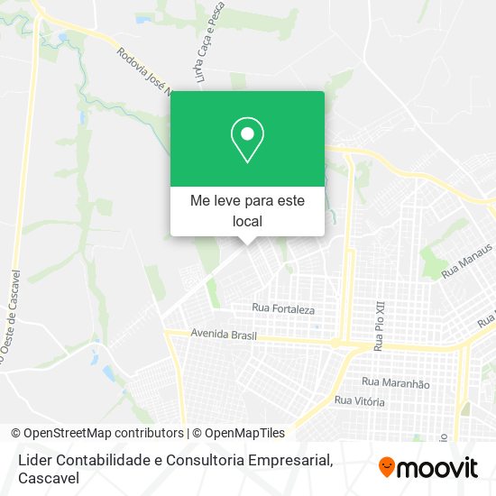 Lider Contabilidade e Consultoria Empresarial mapa