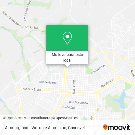 Alumarglass - Vidros e Aluminios mapa