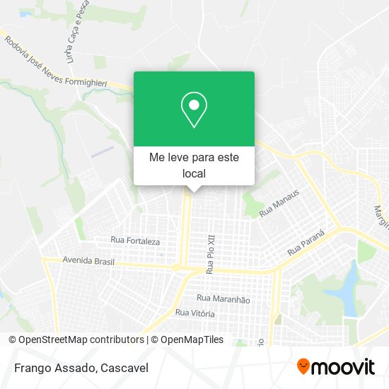 Frango Assado mapa