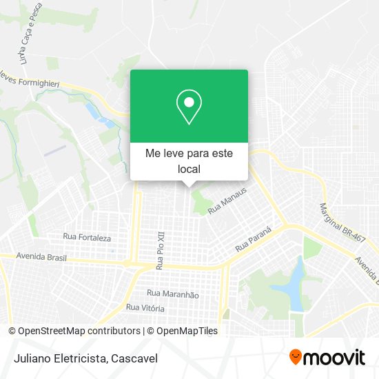 Juliano Eletricista mapa