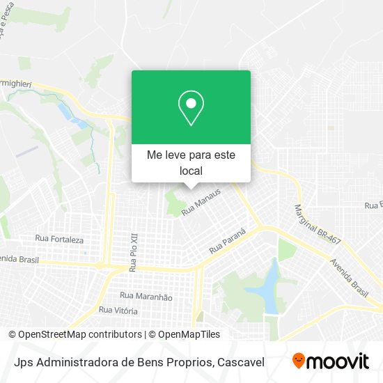 Jps Administradora de Bens Proprios mapa