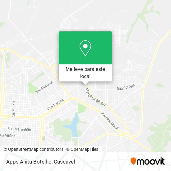 Apps Anita Botelho mapa
