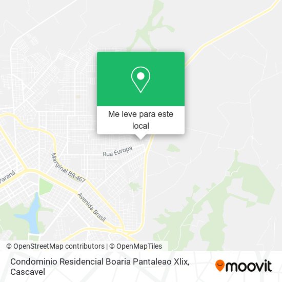 Condominio Residencial Boaria Pantaleao Xlix mapa