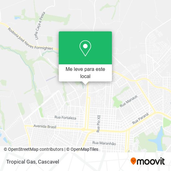 Tropical Gas mapa