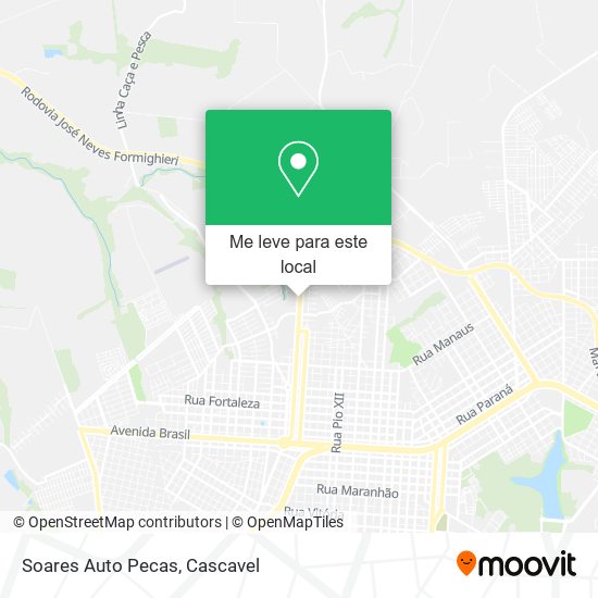 Soares Auto Pecas mapa