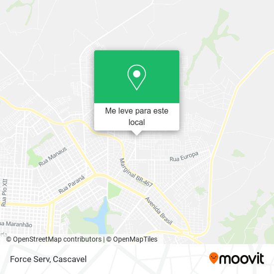 Force Serv mapa