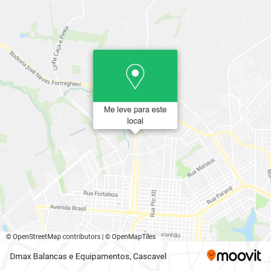 Dmax Balancas e Equipamentos mapa