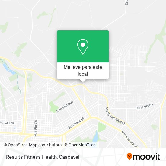 Results Fitness Health mapa