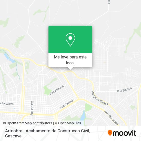 Artnobre - Acabamento da Construcao Civil mapa