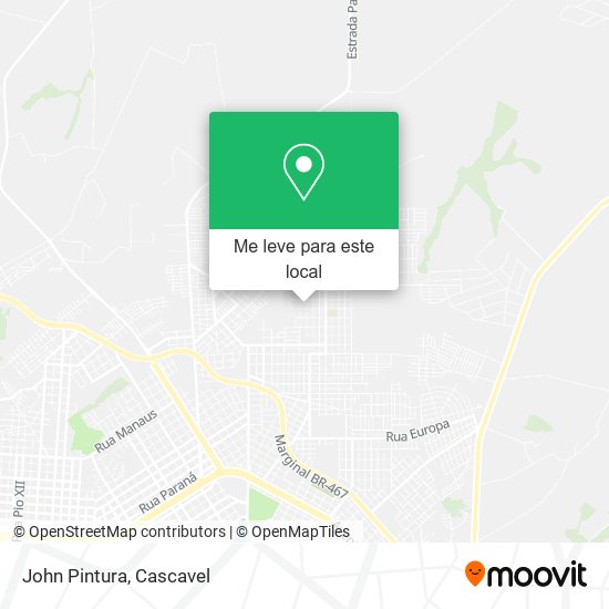 John Pintura mapa