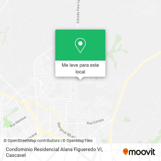 Condominio Residencial Alana Figueredo VI mapa