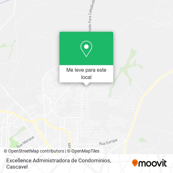 Excellence Administradora de Condominios mapa