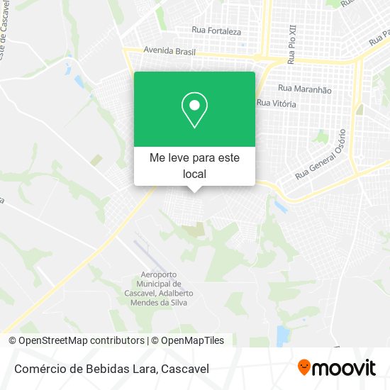 Comércio de Bebidas Lara mapa
