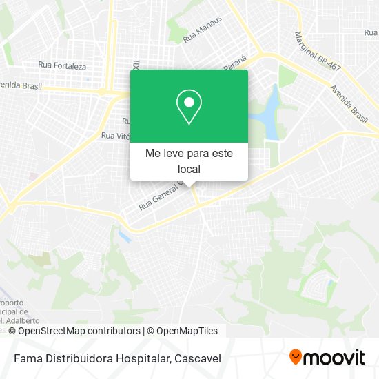 Fama Distribuidora Hospitalar mapa