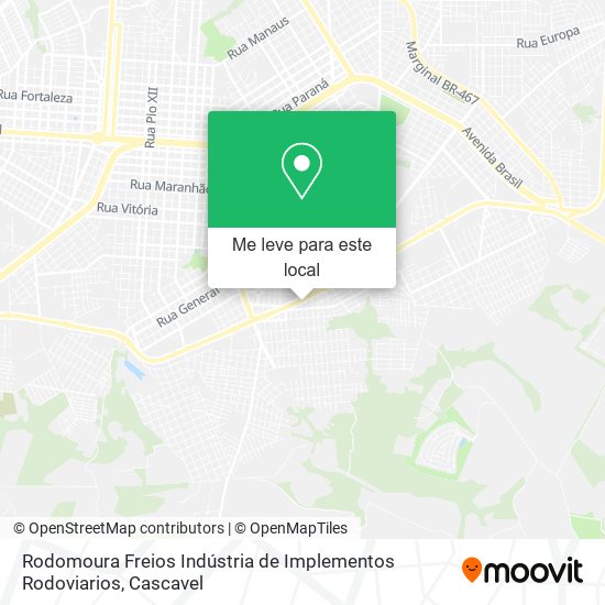 Rodomoura Freios Indústria de Implementos Rodoviarios mapa