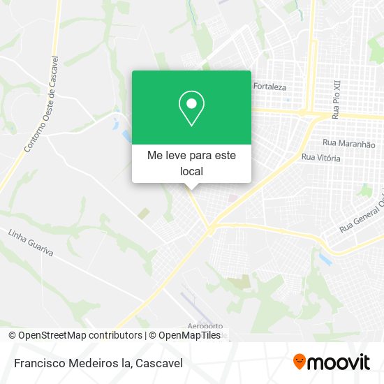 Francisco Medeiros la mapa
