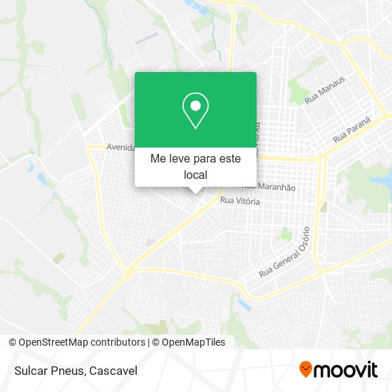 Sulcar Pneus mapa