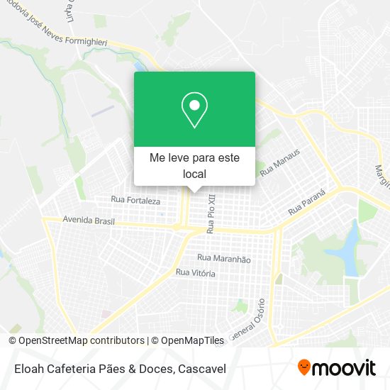 Eloah Cafeteria Pães & Doces mapa