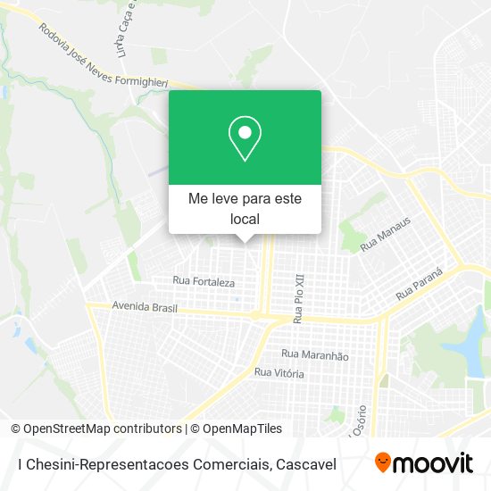 I Chesini-Representacoes Comerciais mapa