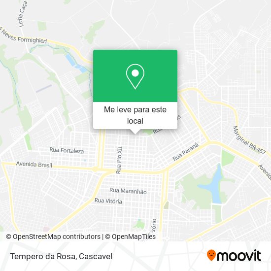 Tempero da Rosa mapa