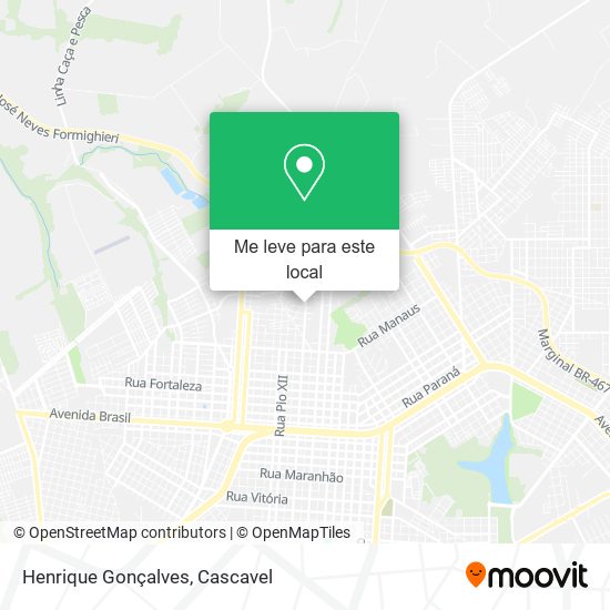 Henrique Gonçalves mapa