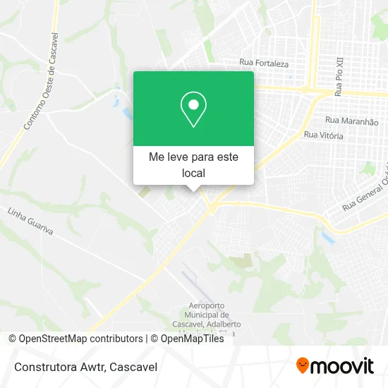 Construtora Awtr mapa