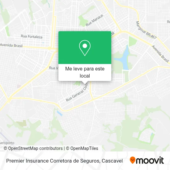 Premier Insurance Corretora de Seguros mapa